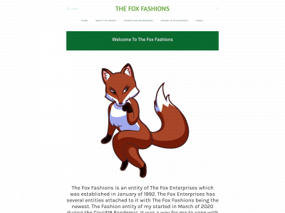 www.thefoxfashions.com snapshot