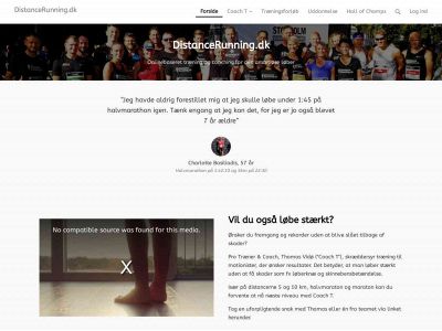 distancerunning.dk snapshot