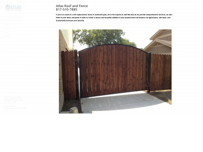 atlasroofandfence.com snapshot