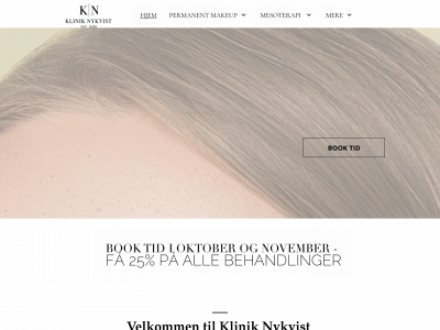 kliniknykvist.dk snapshot