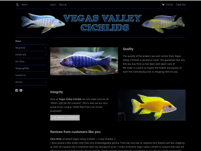 vegasvalleycichlids.com snapshot
