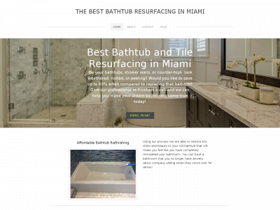 www.bathtubresurfacingmiami.com snapshot