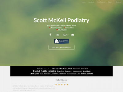 scottmckellpodiatry.com snapshot
