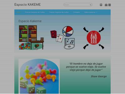 espaciokakeme.es snapshot