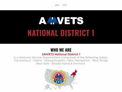 amvetsdistrict1.org snapshot