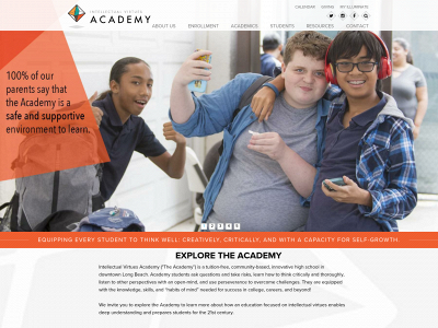 academylongbeach.org snapshot