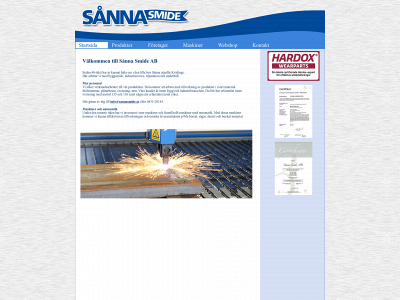 sannasmide.se snapshot
