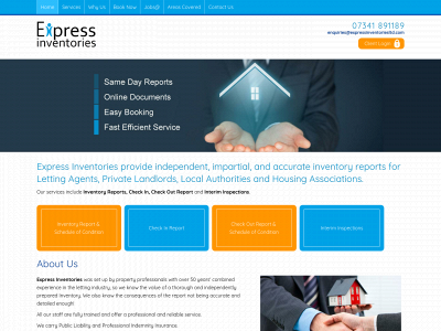 expressinventoriesltd.com snapshot