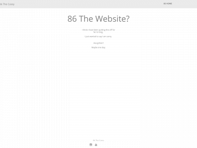 86thewebsite.com snapshot