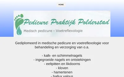 pedicurepraktijkpolderstad.be snapshot