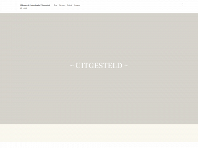 odeaandenederlandsefilmmuziekenmeer.nl snapshot