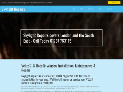 skylightrepairs.co.uk snapshot