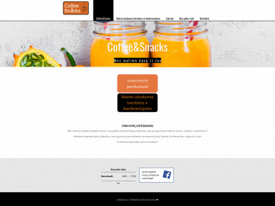 coffeesnacks.lt snapshot