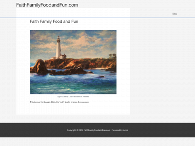 faithfamilyfoodandfun.com snapshot
