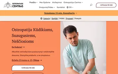 osteopatinemedicina.lt snapshot