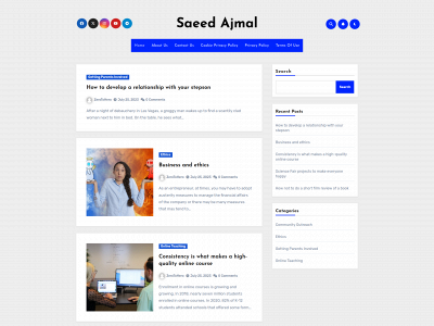 saeedajmal.com snapshot