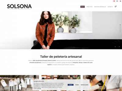 solsonaleather.com snapshot