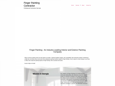 fingerpaintingcontractor.com snapshot