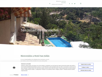 www.hotelruralencazorla.es snapshot