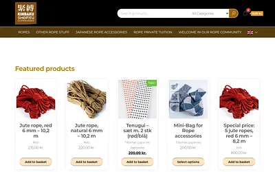 kinbakushop.dk snapshot
