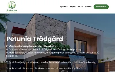 petunia.se snapshot