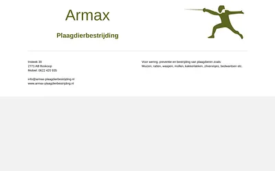 armax-plaagdierbestrijding.nl snapshot
