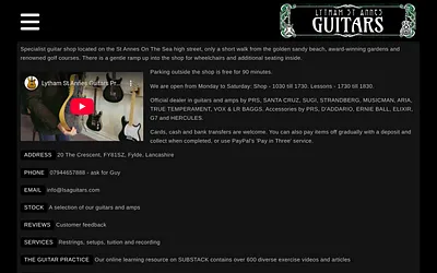 lsaguitars.com snapshot