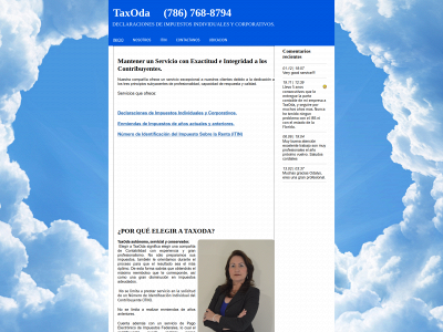 taxoda.com snapshot