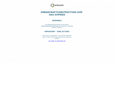 urbancraftconstruction.com snapshot