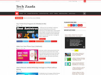 techzaada.com snapshot