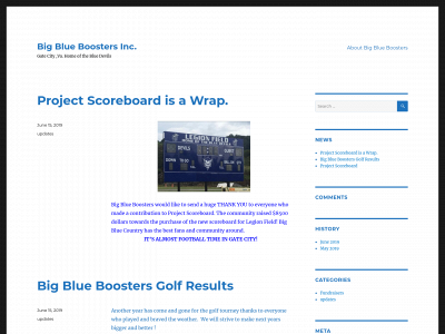 bigblueboosters.com snapshot