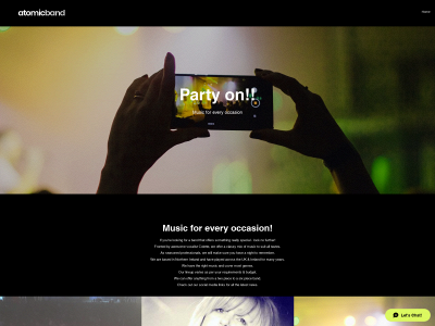 atomicband.co.uk snapshot