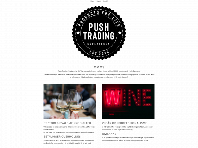 pushtrading.dk snapshot