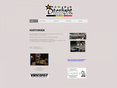 starlightbelgium.com snapshot