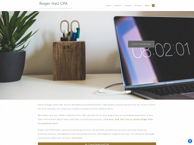 www.rogerhallcpa.com snapshot