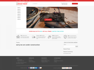 tutsha.com snapshot
