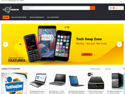 techswapzone.com snapshot