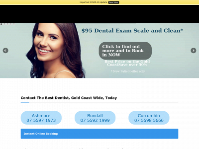 smilecentre.com.au snapshot