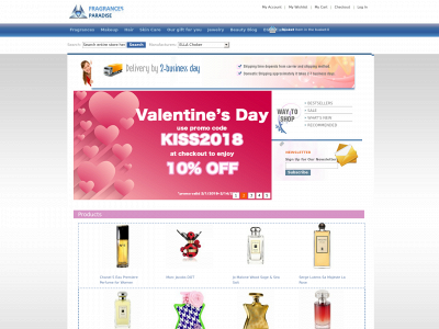 fragrancesparadise.com snapshot
