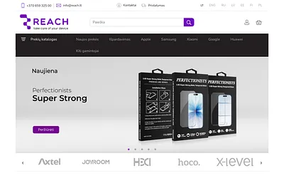 reach.lt snapshot