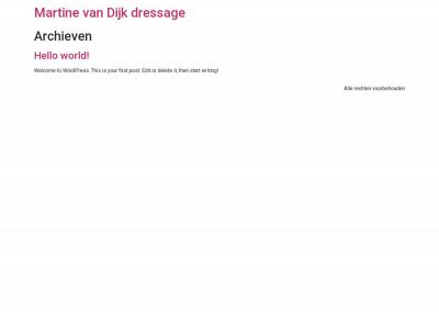 martinevandijkdressage.nl snapshot
