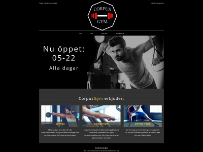 corpusgym.se snapshot