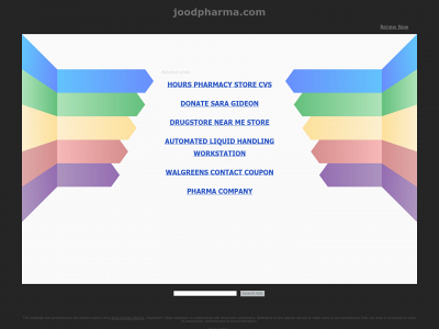 joodpharma.com snapshot
