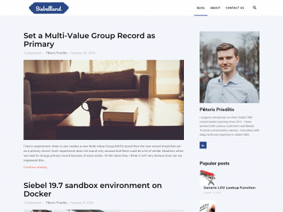 siebelland.com snapshot