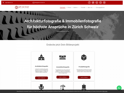 art-on-tour.ch snapshot
