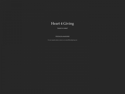 heart4giving.com snapshot