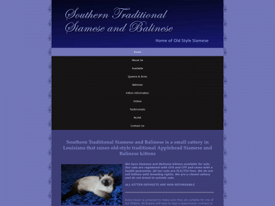 southerntraditionalsiamese.com snapshot