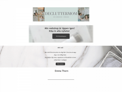 decluttermom.se snapshot