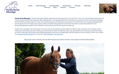 purelyhorsemassage.nl snapshot