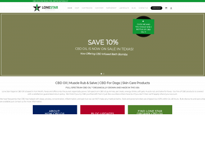 lonestarorganix.com snapshot